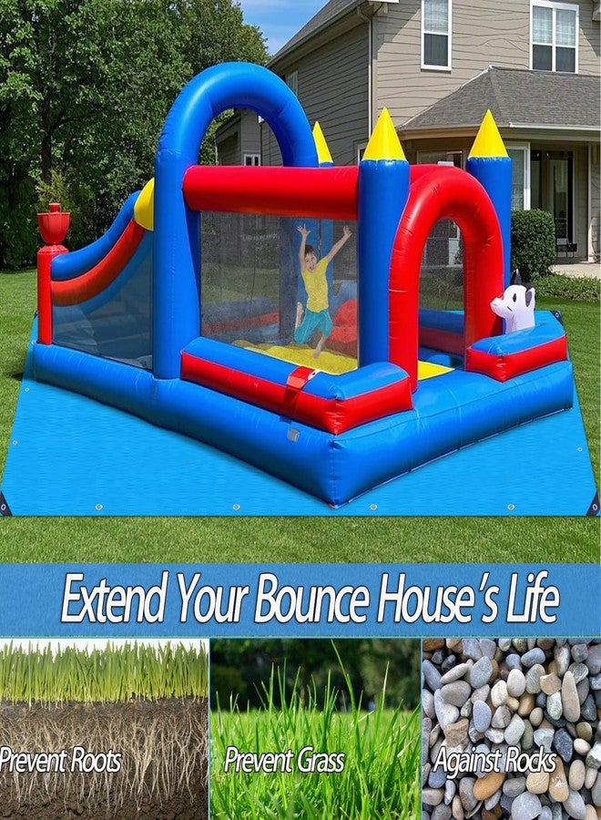 Ahpuhtan 118 x 157 Inch Bounce House Mat for Inflatable Bouncer, Inflatable Water Slide Bounce House Pad for Outdoor Bouncy Castle, Under Jump House Floor Underlayment Pad(Only Mat, Bounce House Not Include) - Image 4