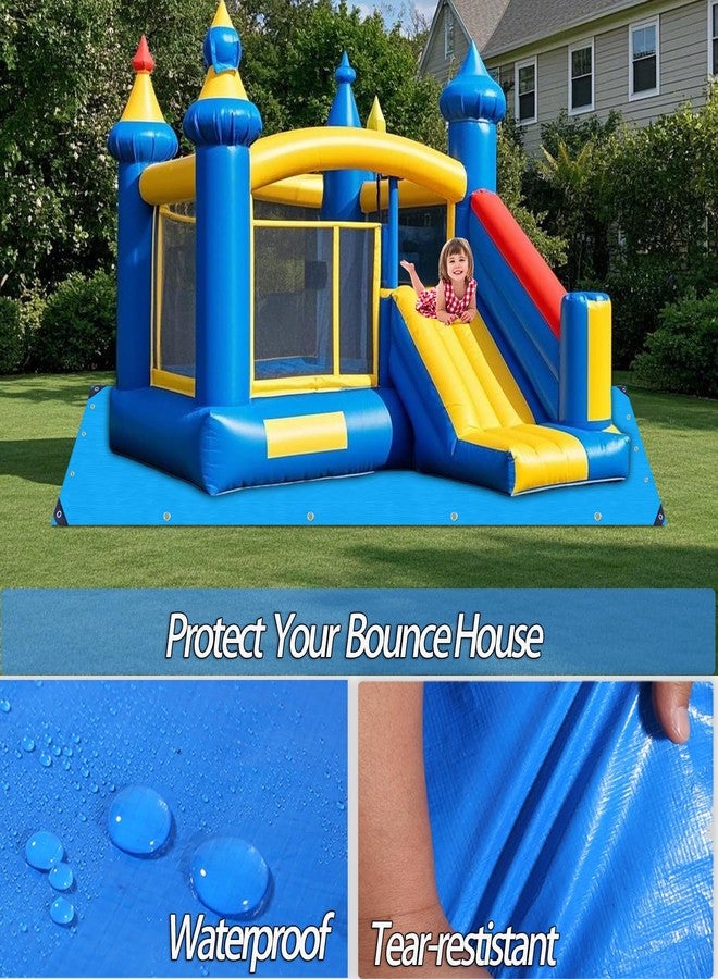 Ahpuhtan 118 x 157 Inch Bounce House Mat for Inflatable Bouncer, Inflatable Water Slide Bounce House Pad for Outdoor Bouncy Castle, Under Jump House Floor Underlayment Pad(Only Mat, Bounce House Not Include) - Image 3