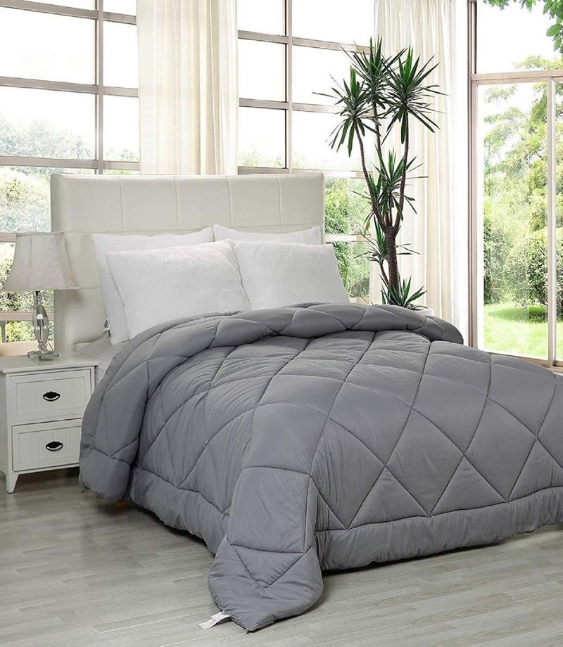 Mind Aviator Microfiber Solid Comforter, Double 200 GSM - Image 2