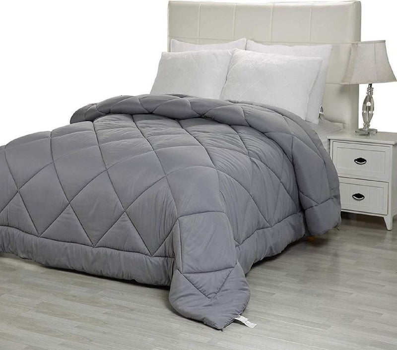 Mind Aviator Microfiber Solid Comforter, Double 200 GSM - Image 1