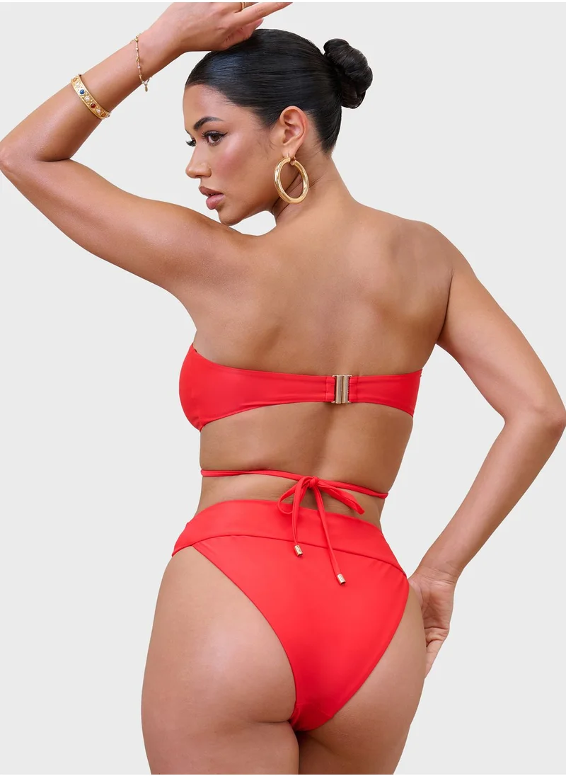 Club L London Embellished Bikini Bottom