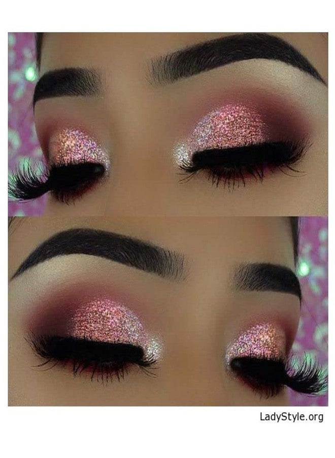 JH J & H Glitter Eyshadow Professional Eyes Glitter Eye Shadow Palette - 10 Ultimate Color - Image 4