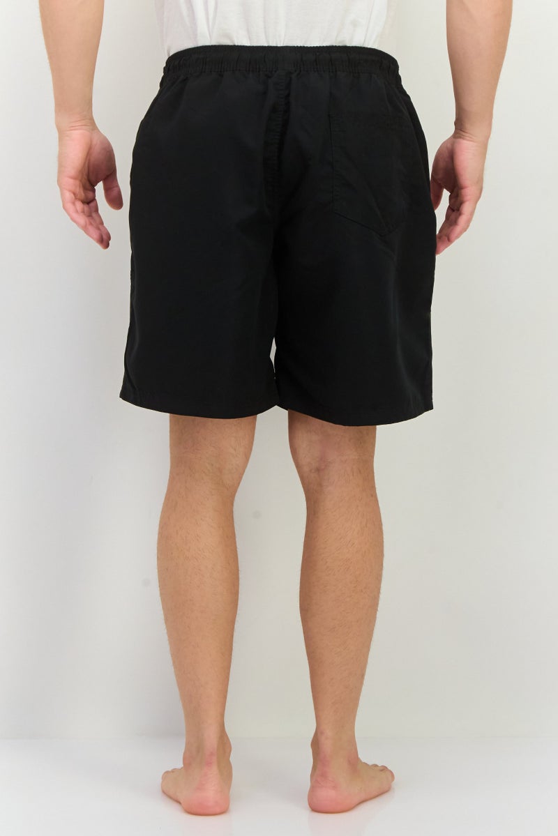 Jack Jones Men Brand Logo Board Shorts Swimwear, Black - Image 3