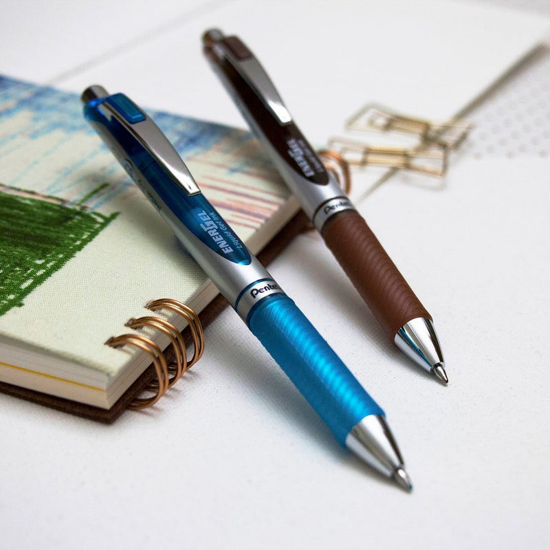 PentelÂ® EnerGelâ„¢ RTX Retractable Liquid Gel Pens, Medium Point, 0.7 mm, Assorted Colors, Pack Of 12 Pens - Image 4