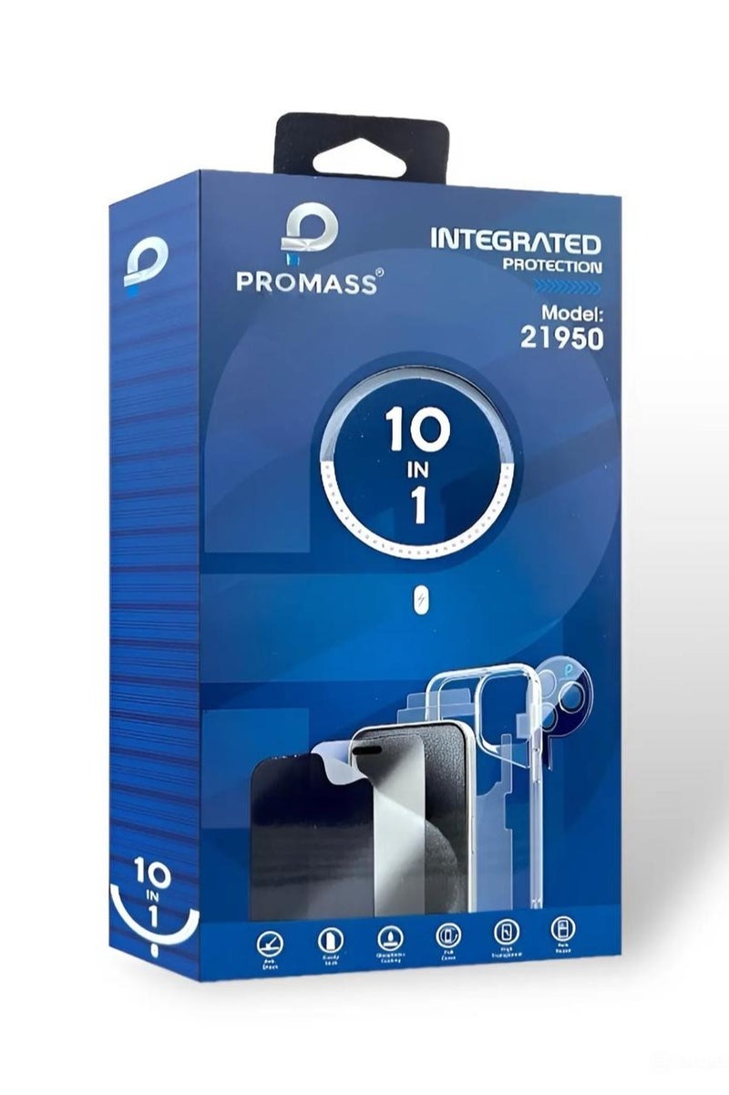 بروماس بكج الحماية الكاملة لآيفون 11 برو ماكس (iPhone 11 Pro Max) البكج الأقوى الأصلي من بروماس (10in1) - Image 1