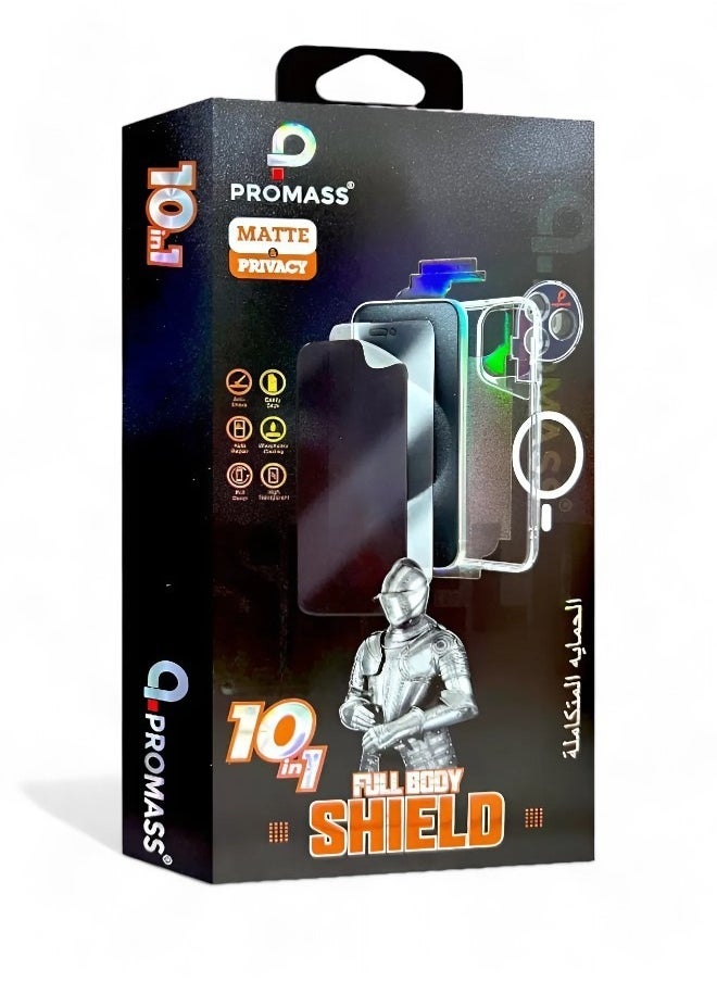 PROMASS - Complete protection package for iPhone 11 Pro Max, the strongest and best original package from Promass (10in1) - Image 1
