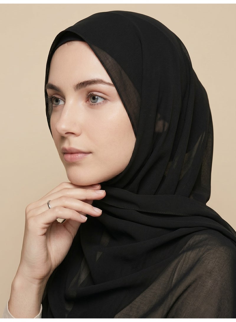 Slema Muslim Islamic Hijabs Head Wrap Scarf Shawl for Women Long Turban Cap - Image 2