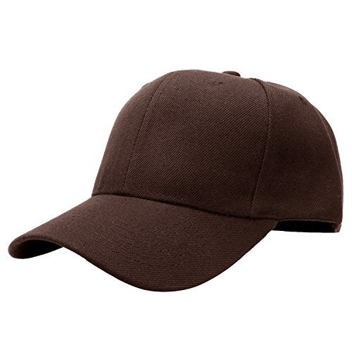 Falari Baseball Cap Adjustable Size for Running Workouts and Outdoor Activities All Seasons (1pc Brown) - Image 1
