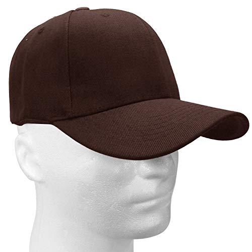 Falari Baseball Cap Adjustable Size for Running Workouts and Outdoor Activities All Seasons (1pc Brown) - Image 5