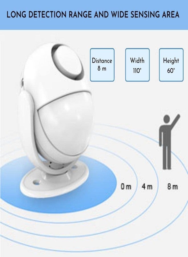 SMILEDRIVE® Smart Motion Sensor Alarm WiFi Movement Detector with Remote PIR Security System Compatible with iOS Android Devices - Image 4