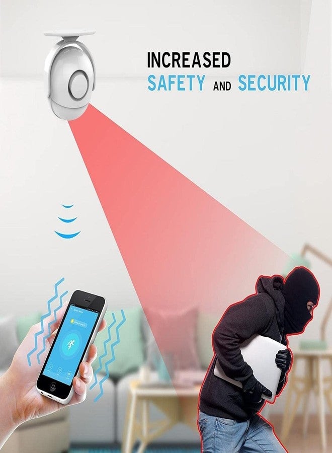 SMILEDRIVE® Smart Motion Sensor Alarm WiFi Movement Detector with Remote PIR Security System Compatible with iOS Android Devices - Image 5