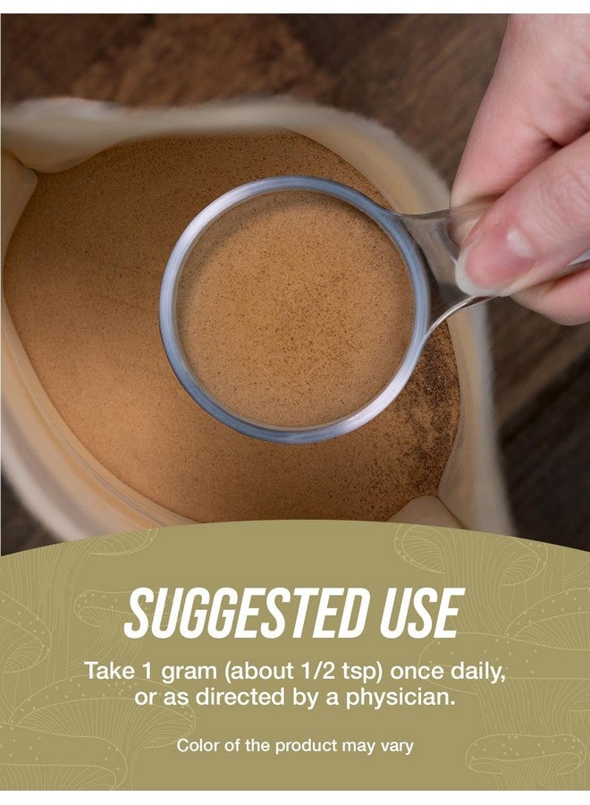 BulkSupplements.com Chaga Mushroom Extract Powder - Superfood Supplement, Chaga Mushrooms Powder - Gluten Free, 1g per Serving, 250g (8.8 oz) (Pack of 1) - Image 4