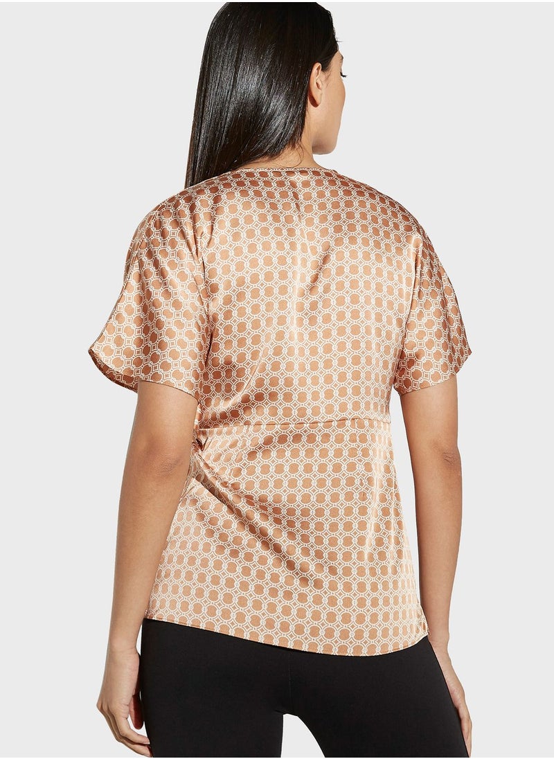Iconic - Floral Printed Top - Image 1