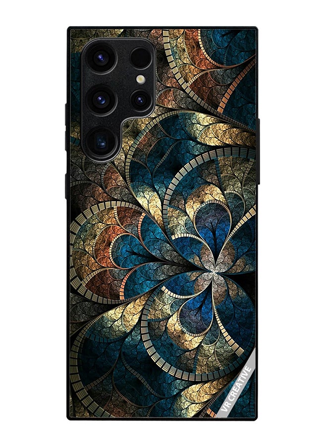 Protective Case Cover For Samsung Galaxy S25 Ultra Mandala Abstract Design Multicolour