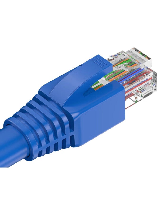 Sk-Link Cat5E Cat6 Crystal Head Protective Sleeve, Cat5E Cat6 Network Cable Rj45 Computer Network Connector Cable Head Protective Sleeve, Transparent Style, 100 Pieces, Sk-Ht510Cr - Image 1