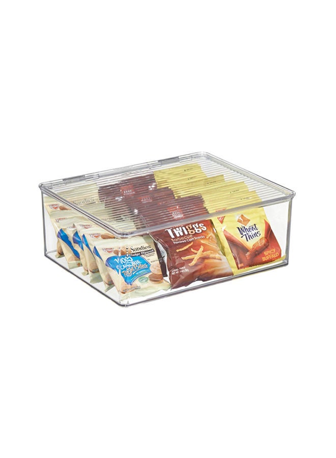 IDesign ID Kitchen Binz Stackable Box 11.3" X 13.3" X 5" Clear - Image 2
