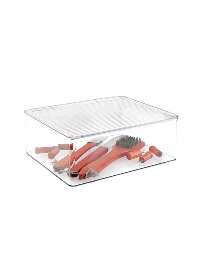 IDesign ID Kitchen Binz Stackable Box 11.3" X 13.3" X 5" Clear - Image 3