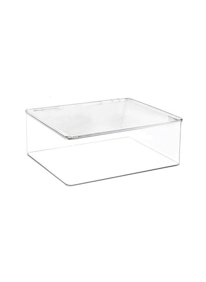 IDesign ID Kitchen Binz Stackable Box 11.3" X 13.3" X 5" Clear - Image 5