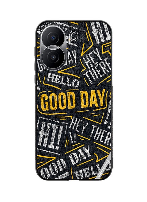 Protective Case Cover For Honor X40i Hello Good Day Design Multicolour