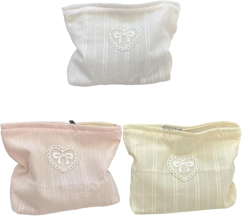 حقيبة مستحضرات تجميل صفراء كبيرة السعة للسفر، منظف أدوات النظافة الشخصية المتنقل المريح للنساء والفتيات - Image 3