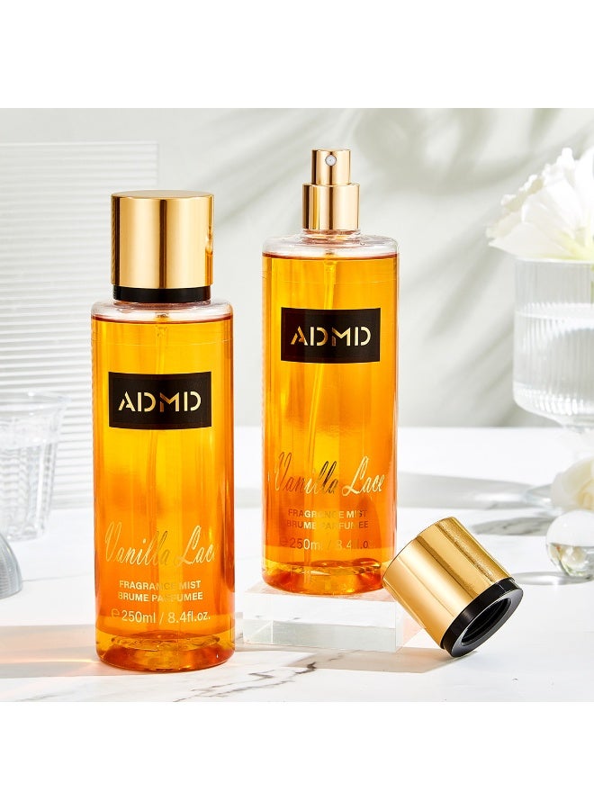 ADMD 250ML alcohol-free Victorian floral and fruity fragrance spray-Vanilla Lace - Image 1
