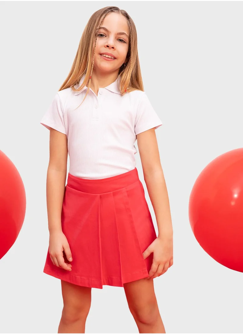 DeFacto Girl Gabardine Regular Fit Skirt