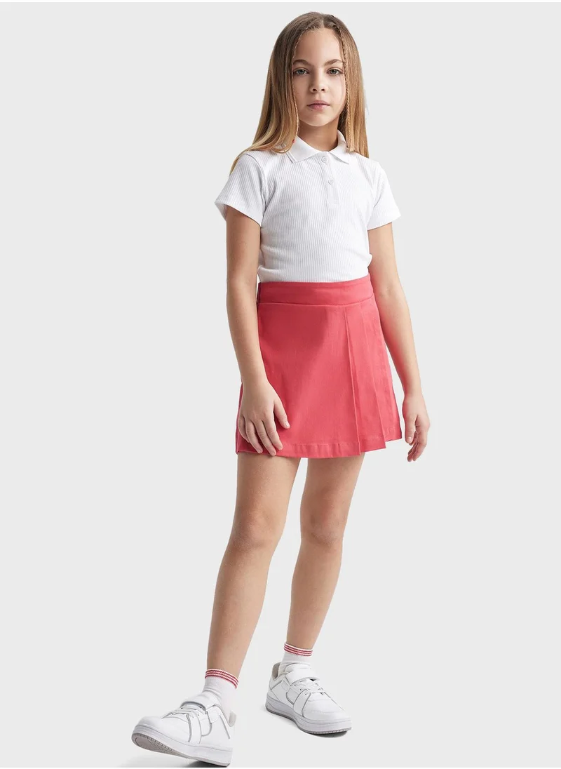 DeFacto Girl Gabardine Regular Fit Skirt