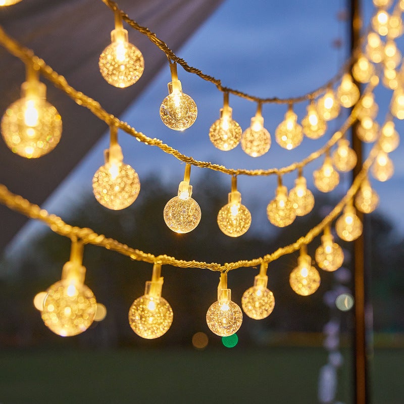 Generic Solar LED String Lights Outdoor Camping Decor [Low Voltage Waterproof Plug-in] 50 m 400 Lamp -8 Mode 