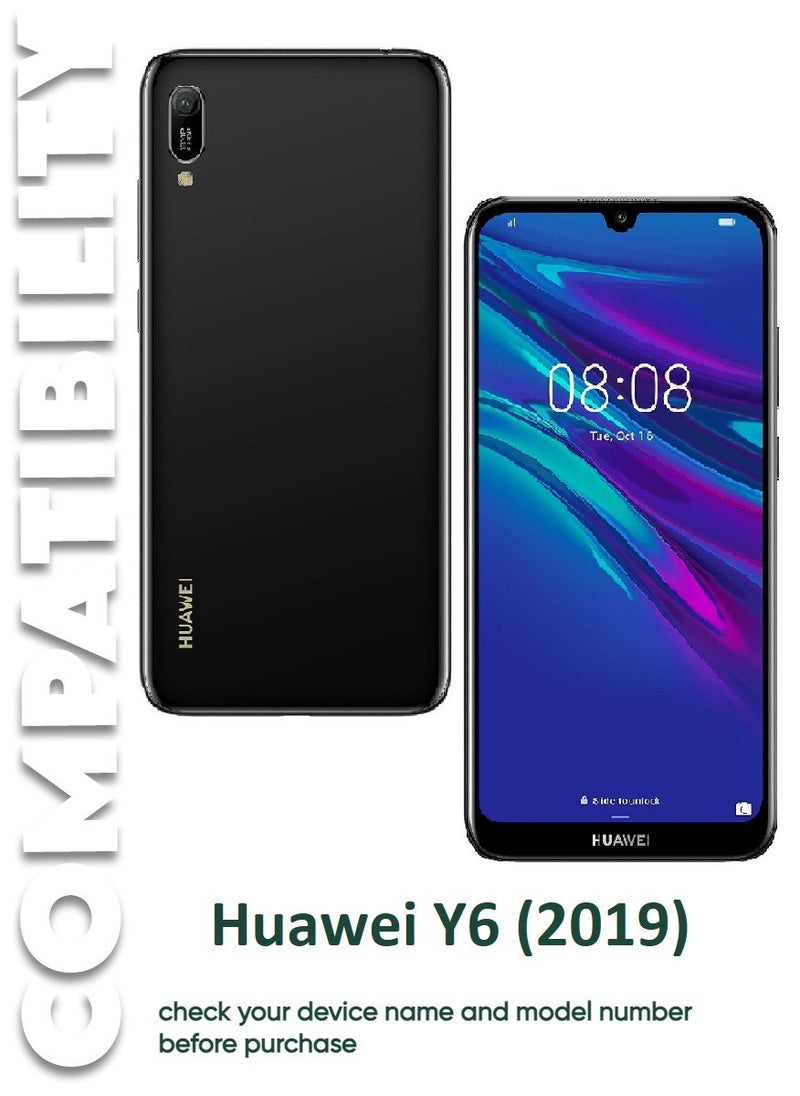 أكاليكس قطعتين، حماية شاشة،  لهاتف هواوي  Y6 (2019)، جودة ممتازة. - Image 3