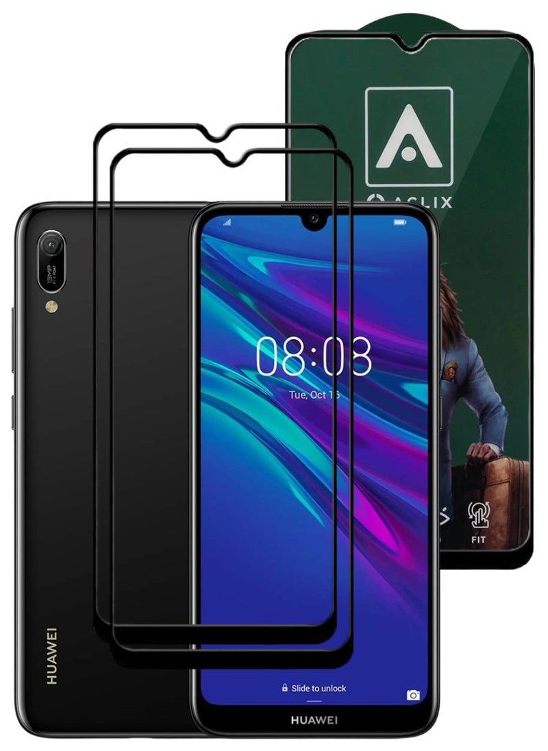 أكاليكس قطعتين، حماية شاشة،  لهاتف هواوي  Y6 (2019)، جودة ممتازة. - Image 1