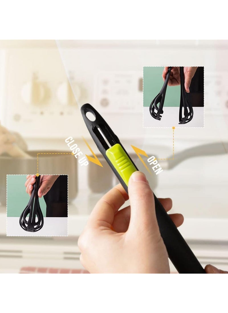 CMGTYYD 2 in 1 Food Clip & Egg Whisk, Multifunctional Egg Beater, Handheld Egg Whisk Blender Bread Clip, Bread Clip Handheld Blende, Multifunctional Kitchen Tool for Cooking, Mixing, Barbecue Yellow  - Image 2