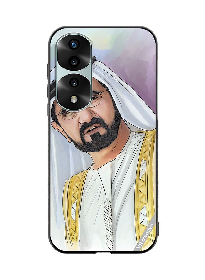 VR CREATIVE Protective Case Cover For Honor 70 Pro Sheikh Mohammed Bin Rashid Al Maktoum Design Multicolour - Image 1