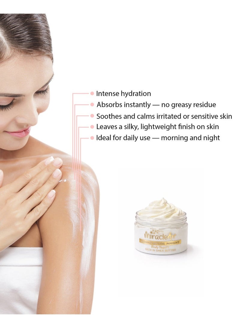 ميركل آرت ميراكل آرت بودي يوغرت — إيفز دريم | مستوحى من YSL Libre | مرطب خفيف طبيعي مصنوع يدوياً | غني بزبدة الشيا |  ٤.٢٣ أونصة - Image 4