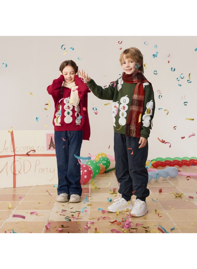 مكد سترة أولاد شتوية بأكمام نصفية ذات طابع أكاديمي كارتوني ممتع وطباعة كاملة - Image 4