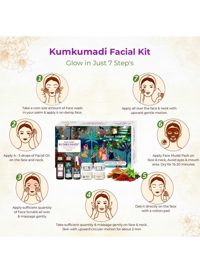 Passion Indulge Kumkumadi Facial Kit for Glowing skin & Pigmentation, Suitable for all type skin - PACK OF 2 - Image 3