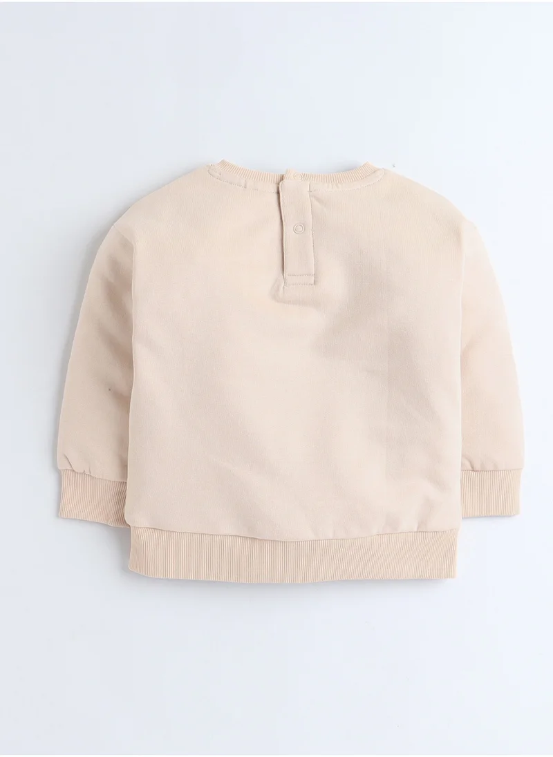 victor and jane Faux Embroidered Top With Matching Printed Leggings