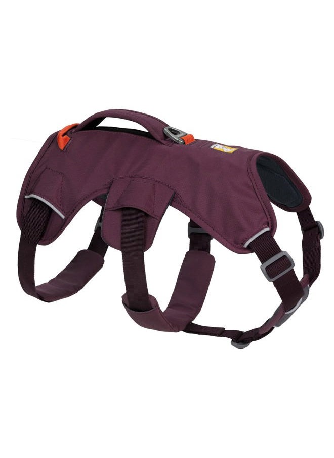 RUFFWEAR , Web Master, Multi-Use Support Dog Harness, Hiking and Trail Running, Service and Working, Everyday Wear, Purple Rain, XX-Small  - Image 1