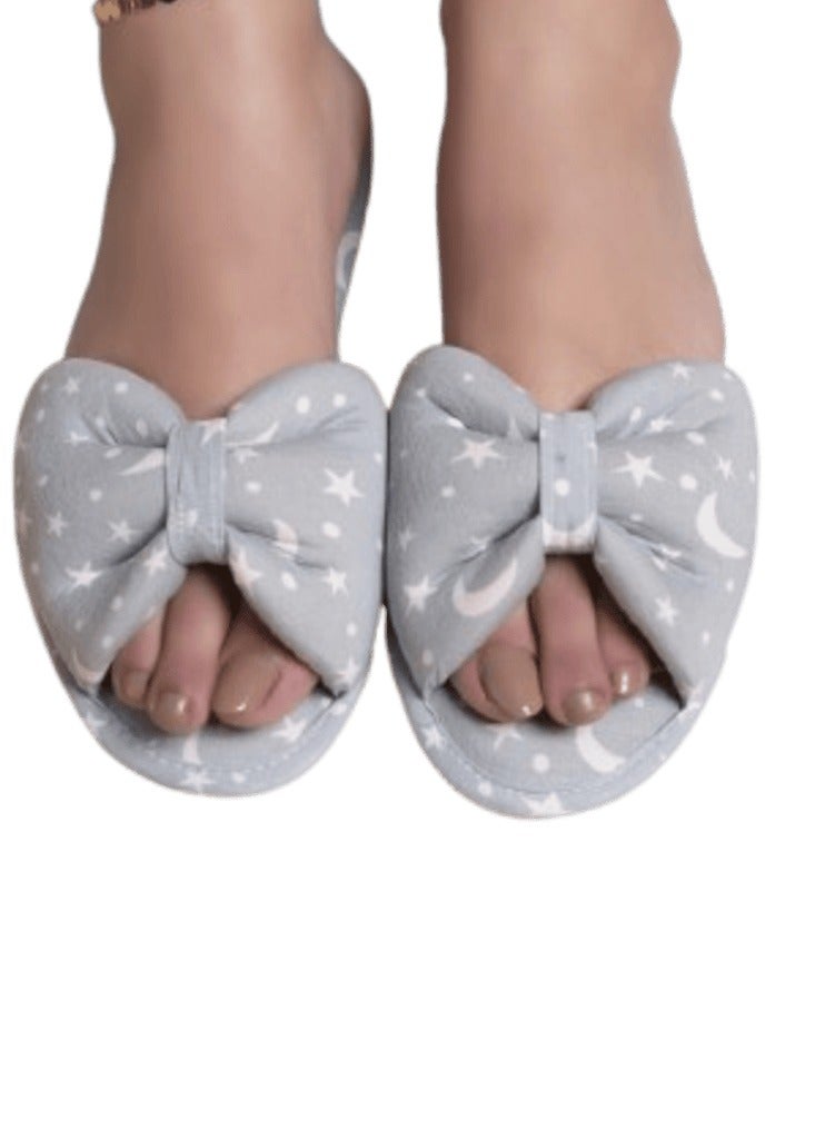 women baby blue cotton slipper 38/39