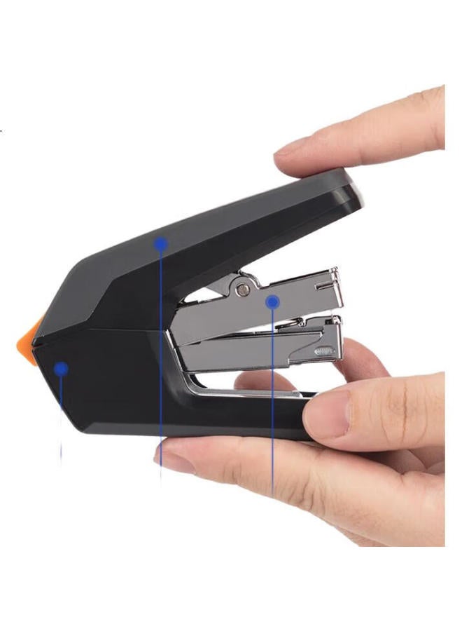 Deli Effortless Stapler, Compatible With 24/6 (12#) And 26/6 Staples, Office Supplies, Black 0370 (Staples Not Included) - Image 3