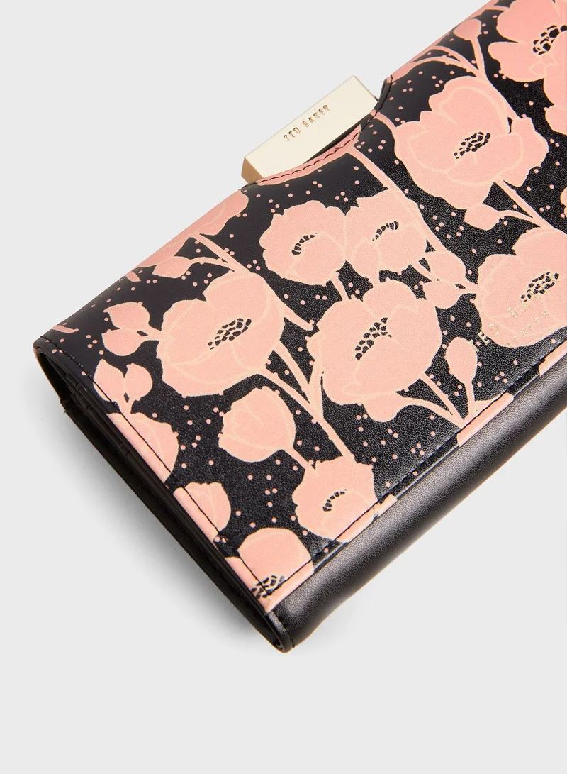 Ted Baker Ponida Floral Printed Large Bobble Purse