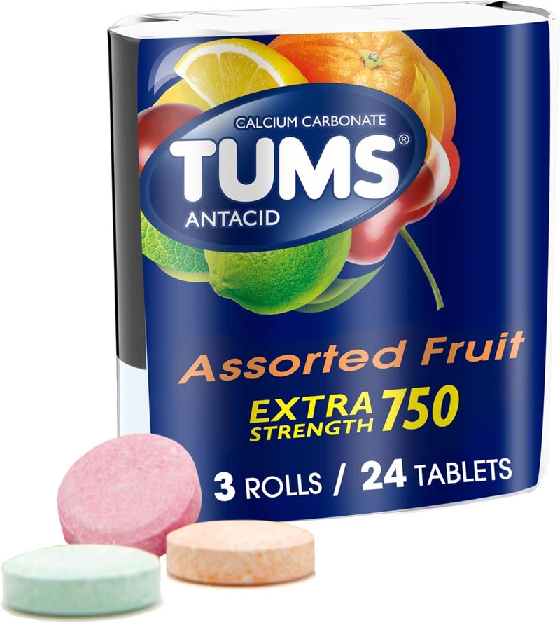 TUMS Tablets, 8 Count (Pack of 3) - Image 1