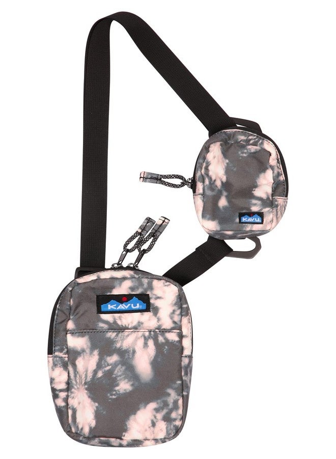 KAVU Yorktown 2 N 1 Crossbody Pack Modular Lightweight Bag - High Rise Tie Dye - Image 1