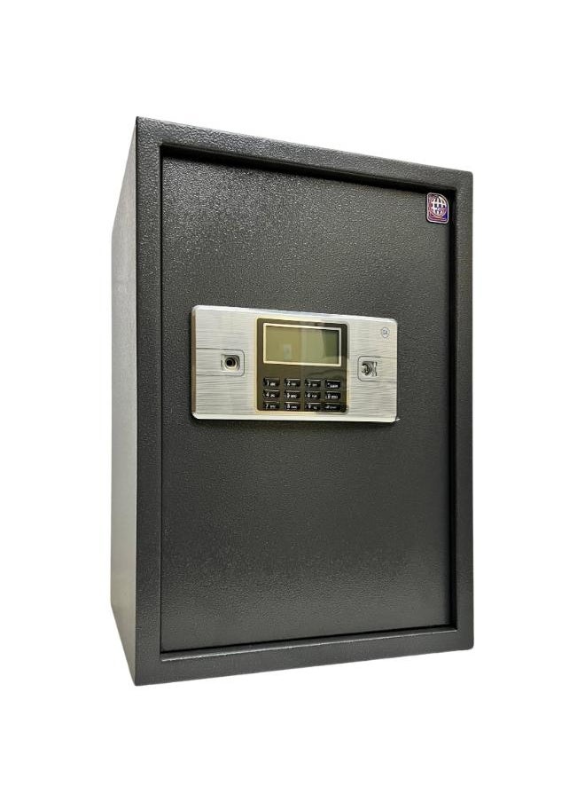 LOTFY GROUP Electronic Digital Safe - Dual Entry Lock Box with 2 Override Keys - Personal Home Safe for Medicine, Jewelry, Handguns, and More by LOTFY GROUP (Dark Gray) ( H50 * W35 * D31 CM )  - Image 2