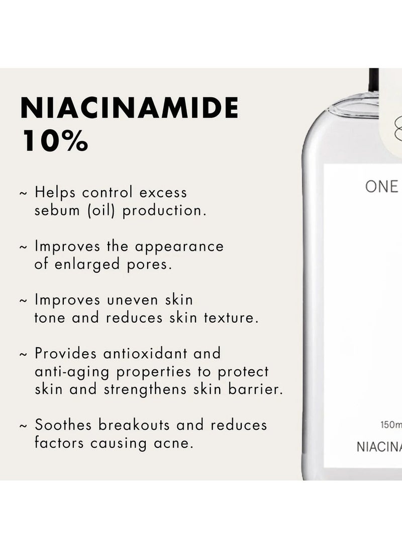 One Thing Niacinamide 10% Toner for All Skin Types 150ml - Image 2