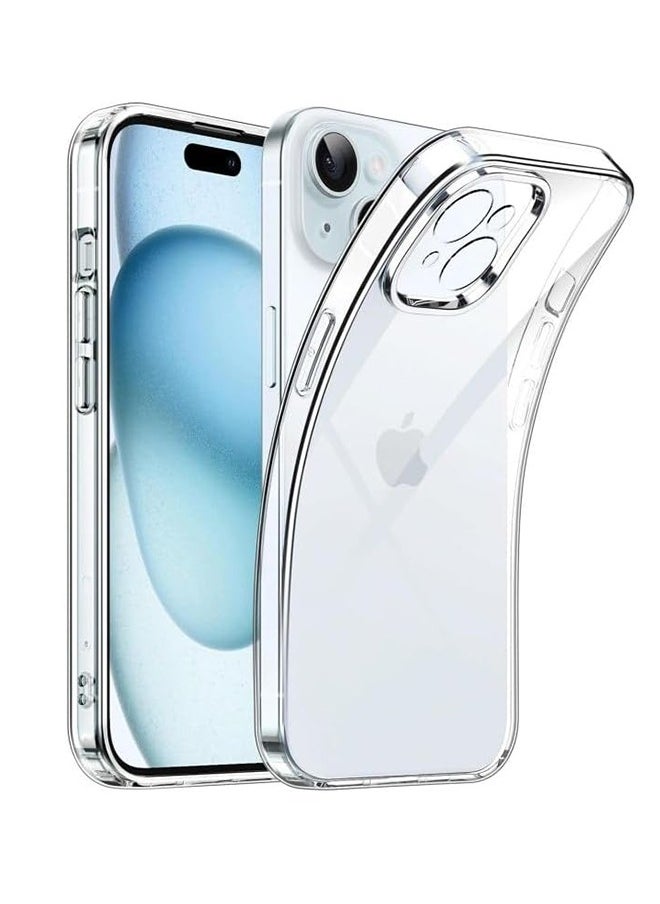 Prostyle iPhone 14 Plus Clear Case, Anti-Yellowing, Drop Protection, Slim Thin Cover, Crystal Clear Phone Case  - Image 1