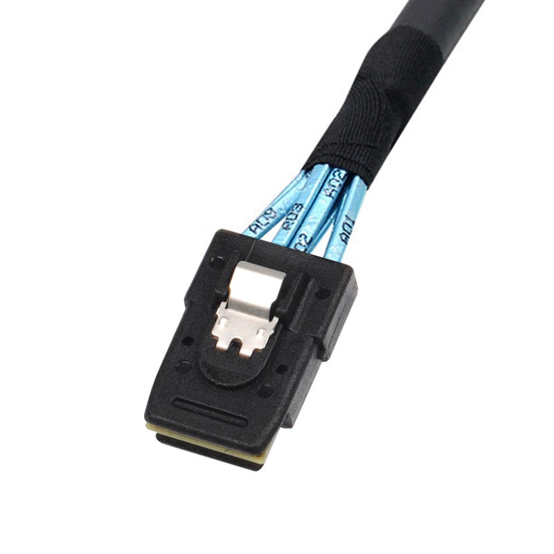هيرتوم External Mini SAS 28AWG Male 26Pin SFF-8088 to Internal Mini SAS Male 36Pin SFF-8087 Data Cable 1M 3.3feet - Image 4