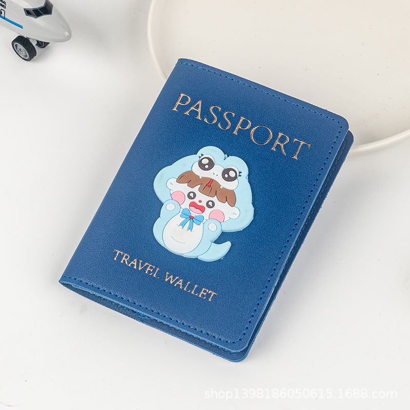 New Passbook Bag Protective Cover Pu Leather 64 Grain Oil Edge Passbook Holder Multi-Function Passbook Holder Snake Baby - Image 1