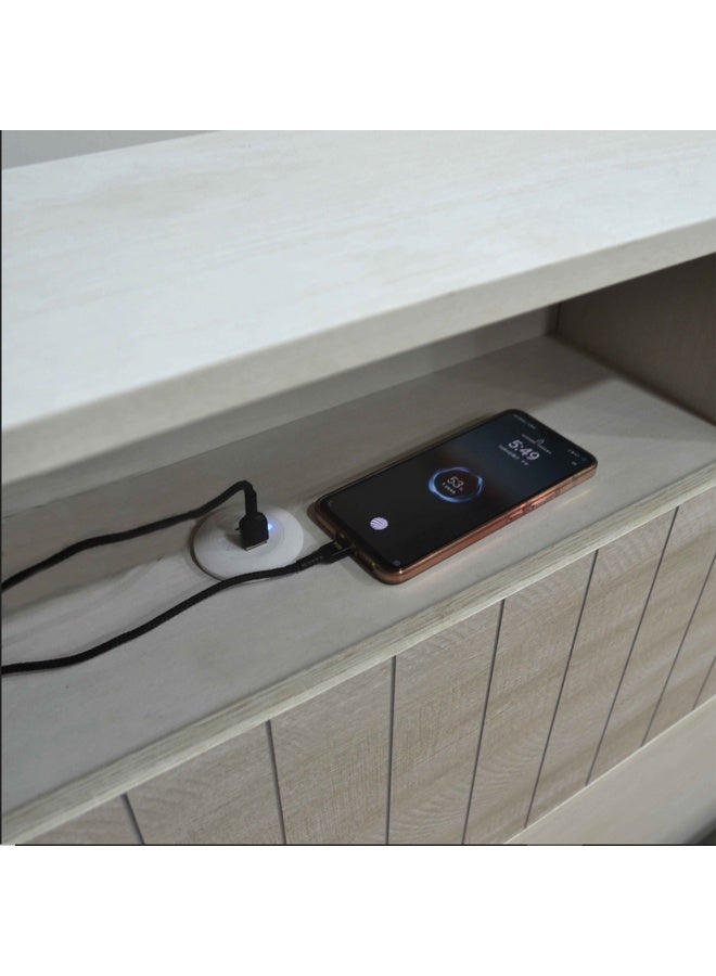 Home Box طقم غرفة نوم ذكي ملكي من ليفربول 6 قطع - 180x200 سم - Image 5