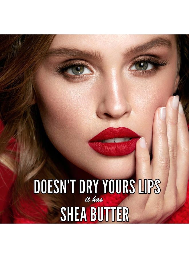 Mynena Classic Bright Red Matte Lipstick Long Lasting Lightweight for High Comfort All-Day Wear Talc-Free Paraben-Free Cruelty-Free | Lola - Image 5