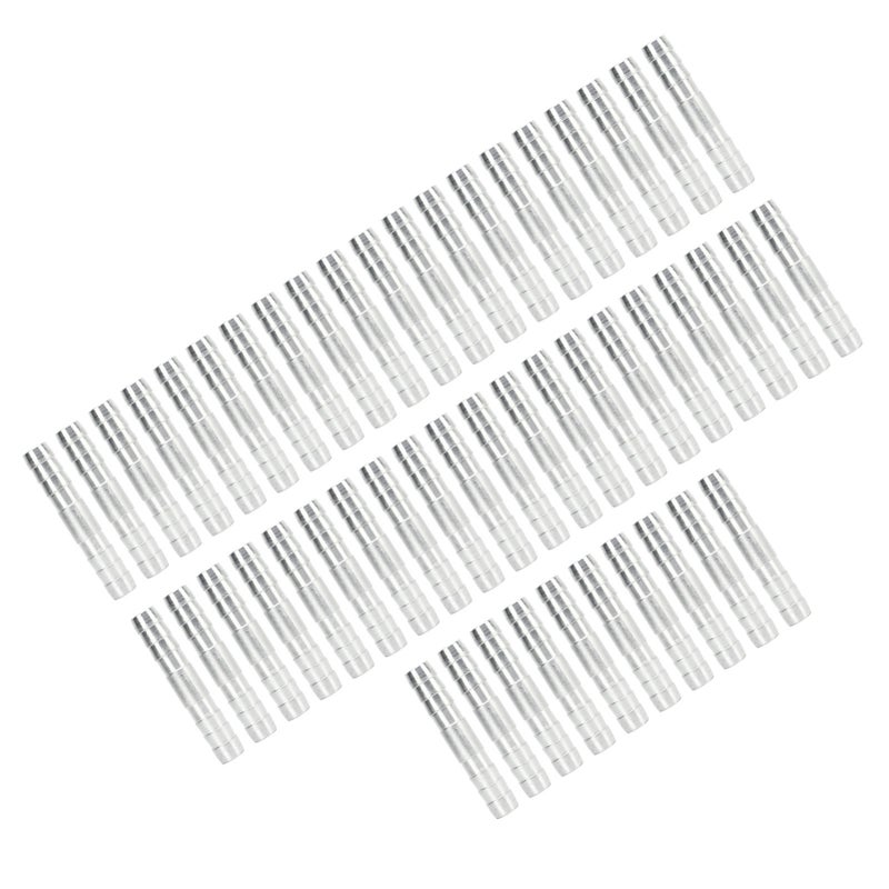 وصلة أنبوب سلك الهواء المكيف (AC Hose Barb Fitting): 50 قطعة من الألومنيوم غير المتصدعة والصلبة - موصل مكيف هواء للسيارات مثالي للتأمين والمتانة الطويلة، مناسب لإعادة تصميم أنابيب نظام تهوية وتكييف الهواء للسيارات وصيانة مكيفات الشاحنات - Image 2